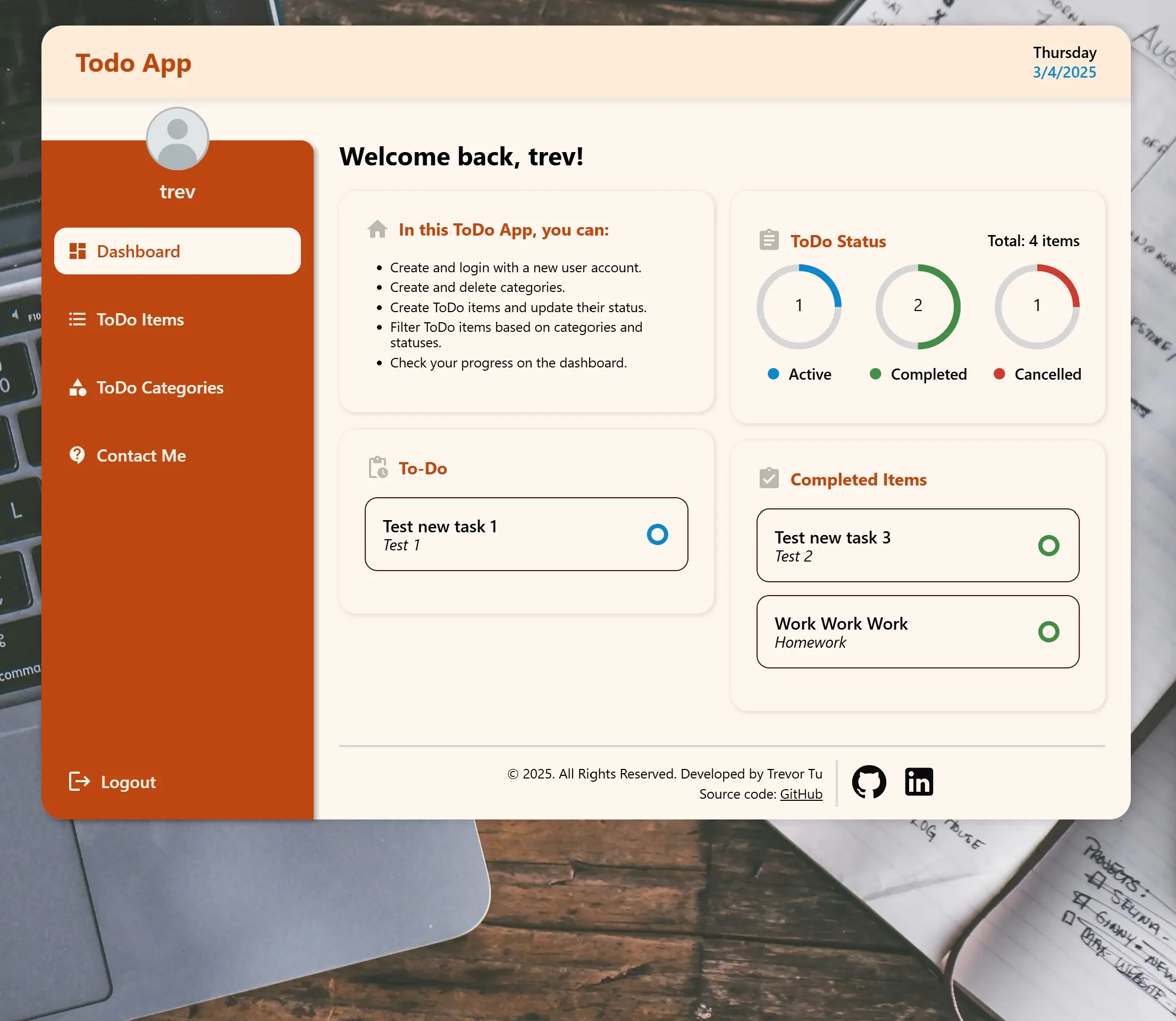 Project TO-DO App Photo
